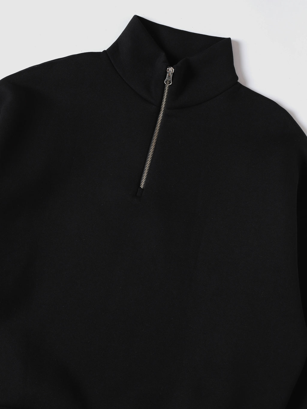 Clouded Quarter-Zip Black