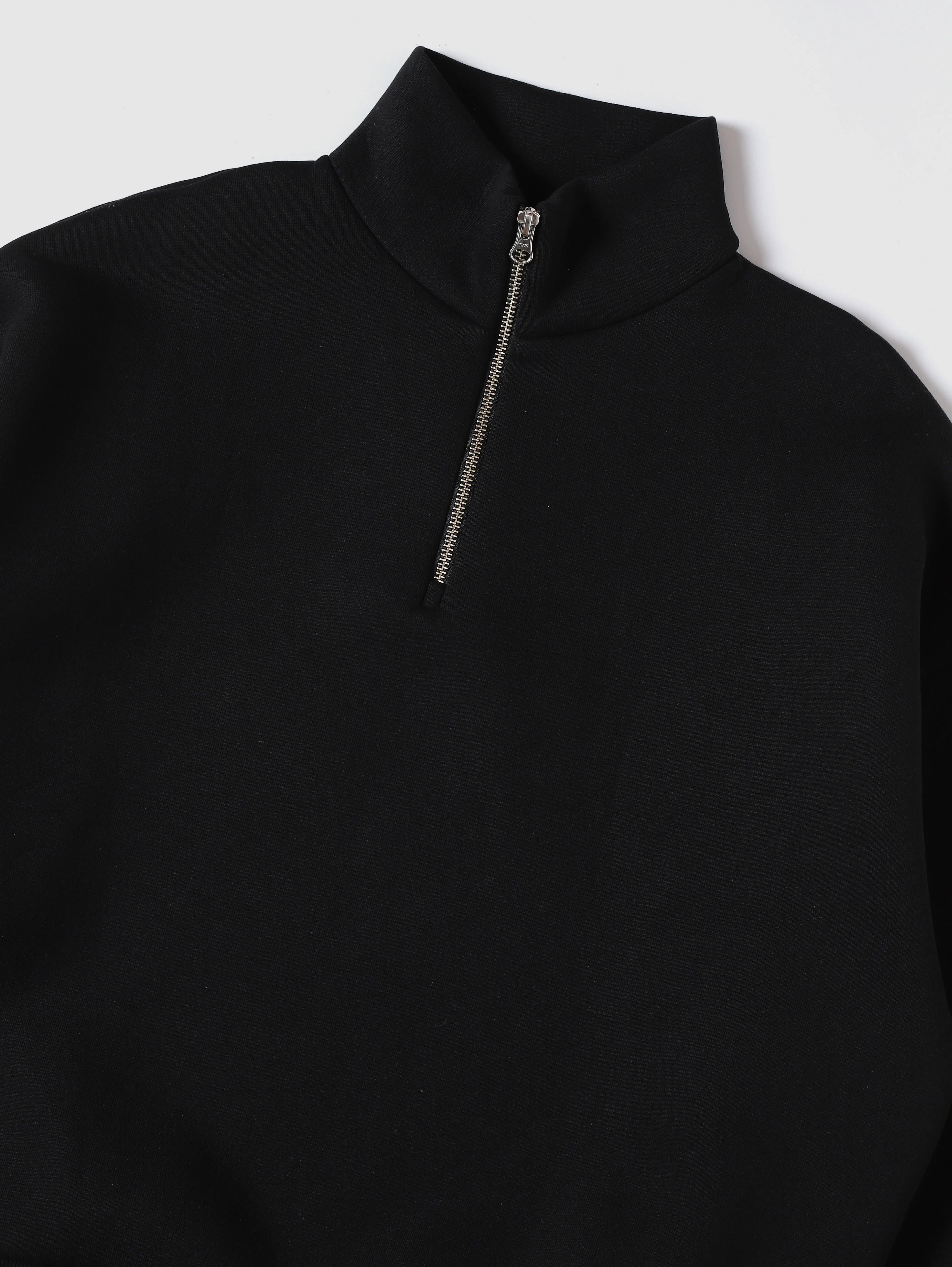 Clouded Quarter-Zip Black