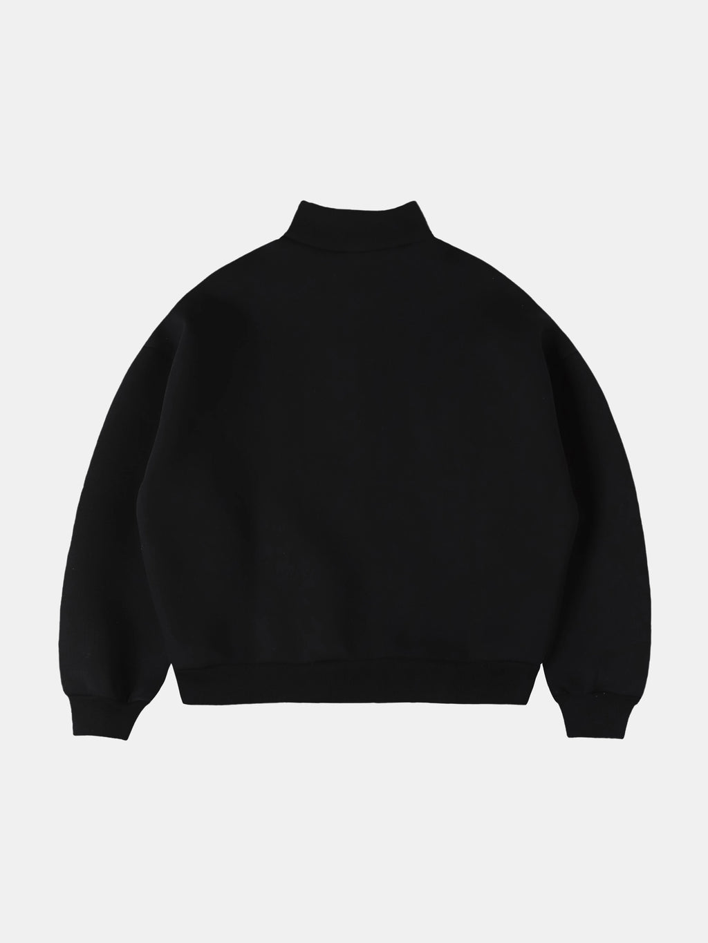 Clouded Quarter-Zip Black