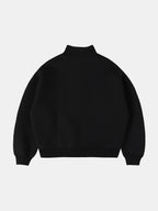 Clouded Quarter-Zip Black