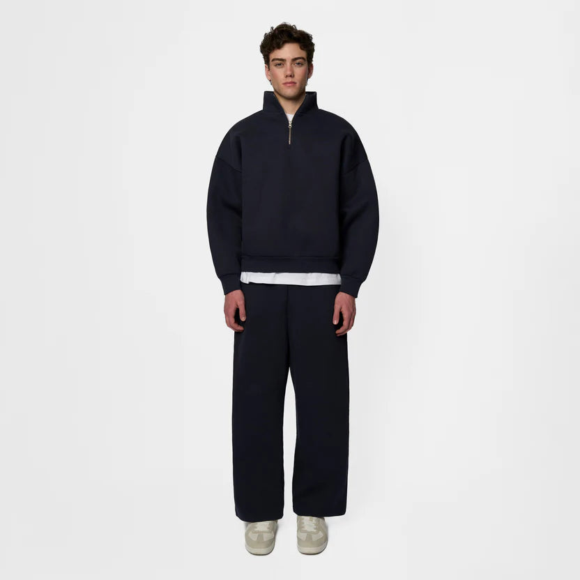 Clouded Quarter-Zip Black