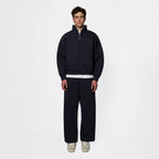 Clouded Quarter-Zip Black