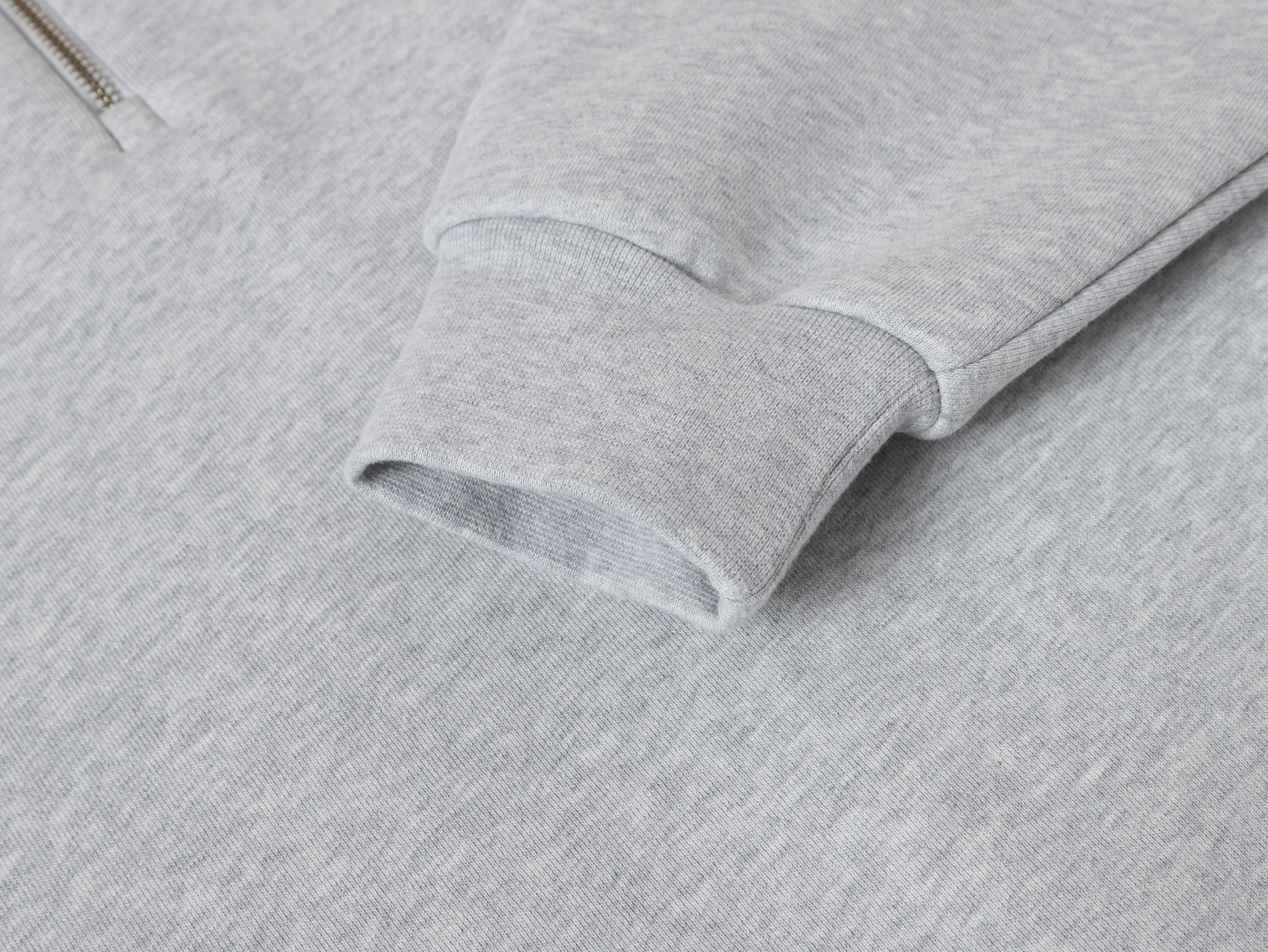 Clouded Quarter-Zip Gray