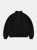 Clouded Quarter-Zip Black