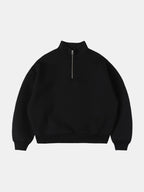 Clouded Quarter-Zip Black