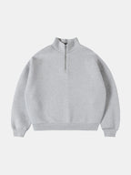 Clouded Quarter-Zip Gray